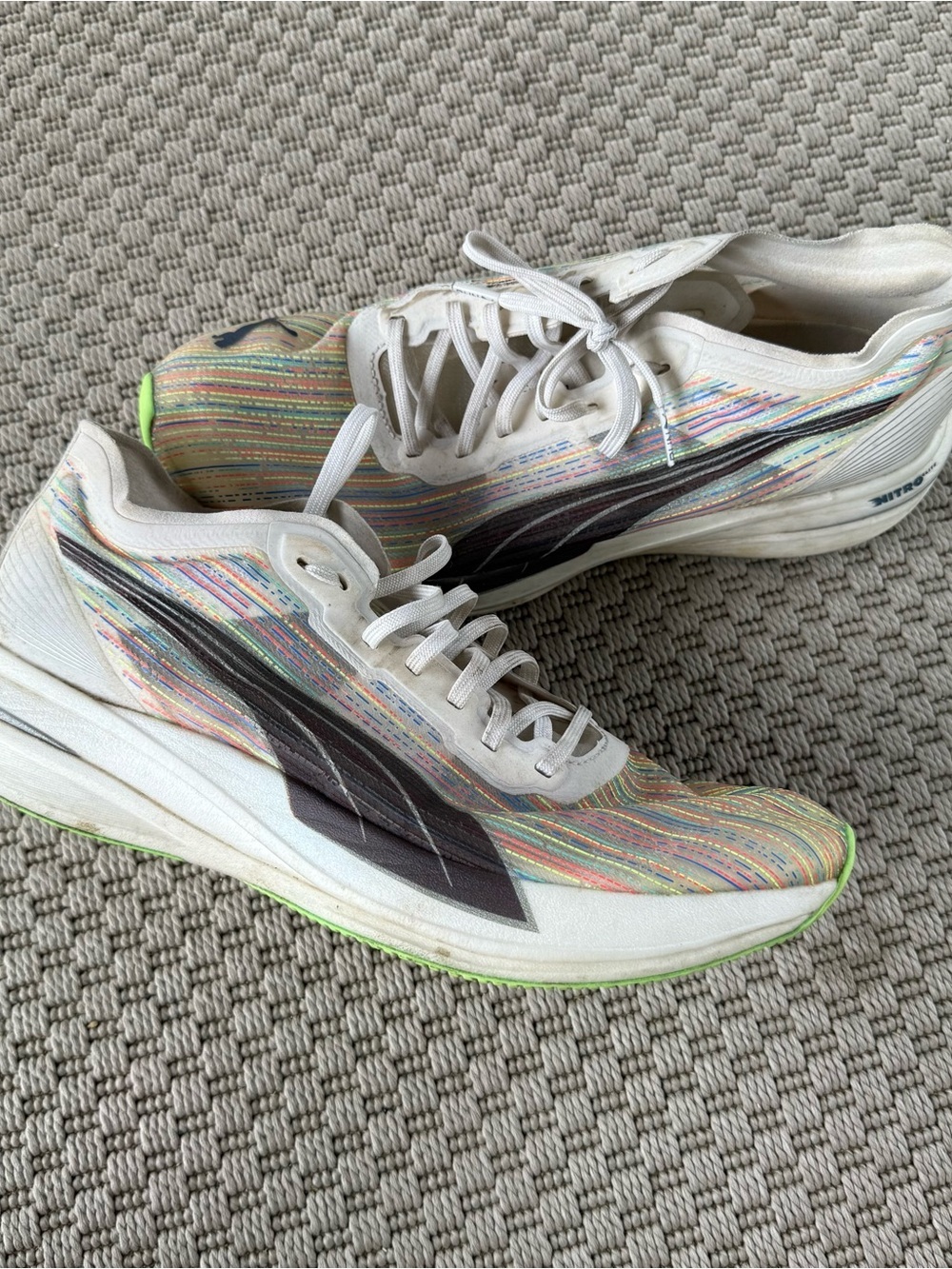 Puma deviate nitro spectra running sneakers mens US 11